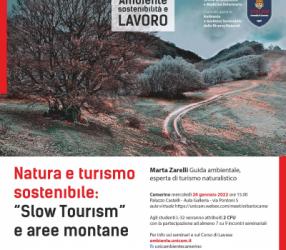 Natura e Turismo sostenibile: "Slow Tourism" e aree montane