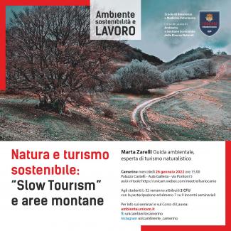 Natura e Turismo sostenibile: "Slow Tourism" e aree montane